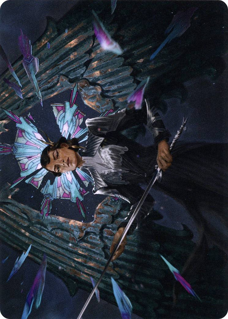 Sanctuary Warden // Sanctuary Warden (ASNC-008) (Borderless) [New Capenna Art Series] Foil