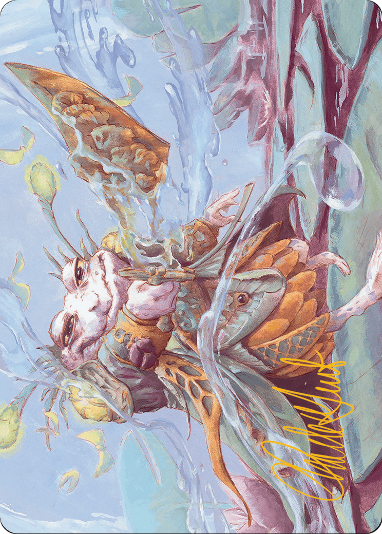 Glarb, Calamity's Augur // Glarb, Calamity's Augur (ABLB-040) (Borderless) [Bloomburrow Art Series] Foil
