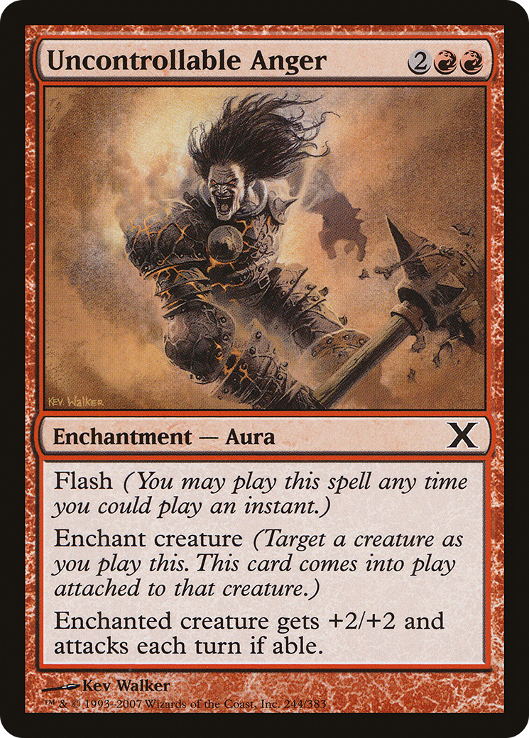 Uncontrollable Anger (10E-244) [Tenth Edition]