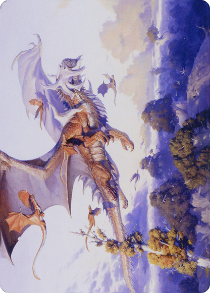 Rith, Liberated Primeval // Rith, Liberated Primeval (ADMU-052) (Borderless) [Dominaria United Art Series]