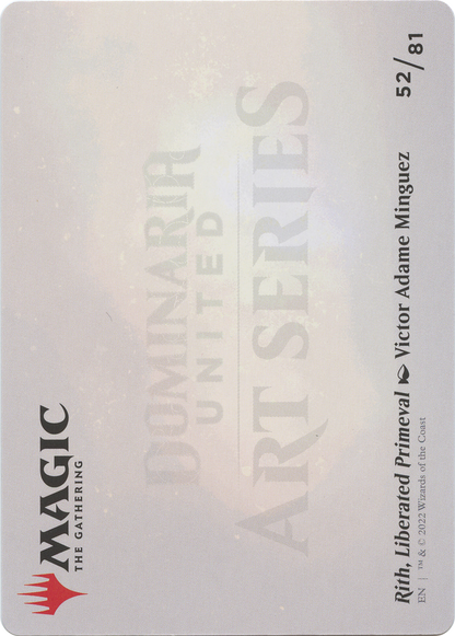 Rith, Liberated Primeval // Rith, Liberated Primeval (ADMU-052) (Borderless) [Dominaria United Art Series]