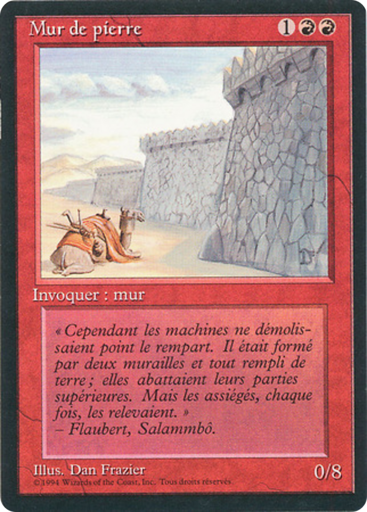 Wall of Stone (FBB-184) [Foreign Black Border]