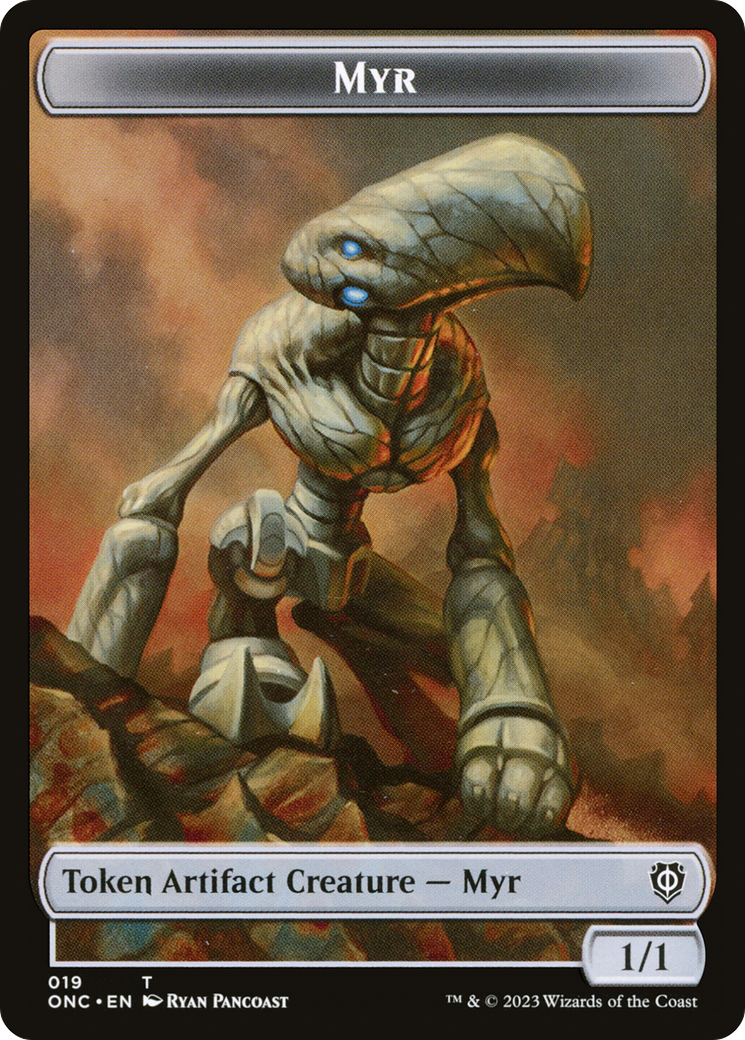 Myr (TONC-019) [Phyrexia: All Will Be One Commander Tokens]