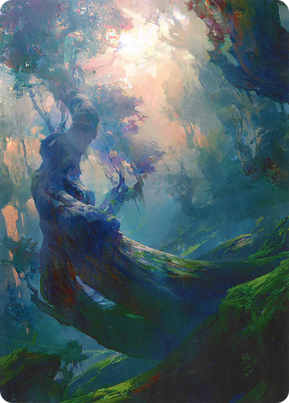 Forest // Forest (AZNR-021) (Borderless) [Zendikar Rising Art Series]