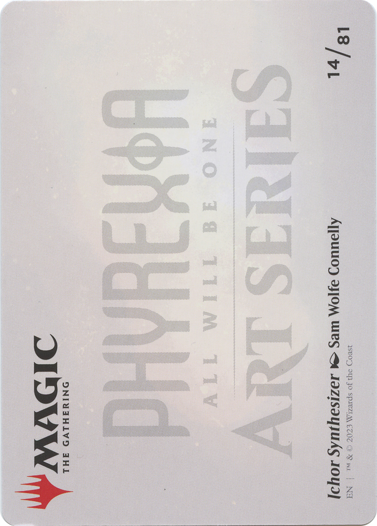 Ichor Synthesizer // Ichor Synthesizer (AONE-014) (Borderless) [Phyrexia: All Will Be One Art Series] Foil
