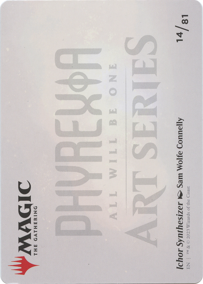 Ichor Synthesizer // Ichor Synthesizer (AONE-014) (Borderless) [Phyrexia: All Will Be One Art Series] Foil