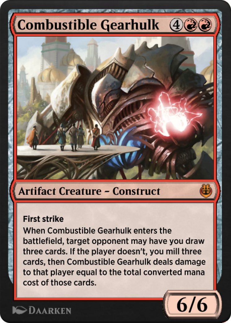 Combustible Gearhulk (KLR-120) [Kaladesh Remastered]