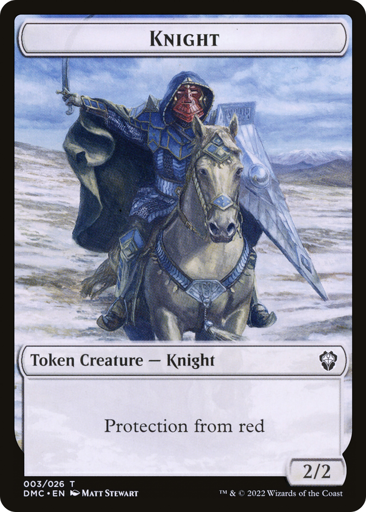 Knight (TDMU-003) [Dominaria United Tokens]