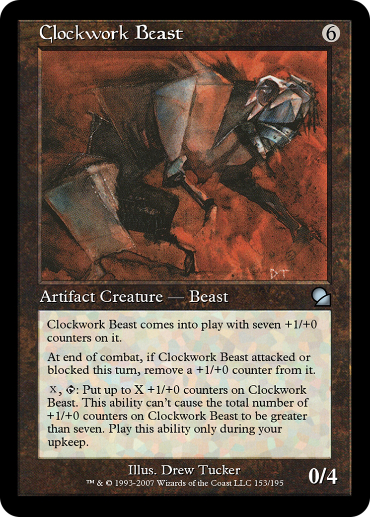 Clockwork Beast (ME1-153) [Masters Edition] Foil