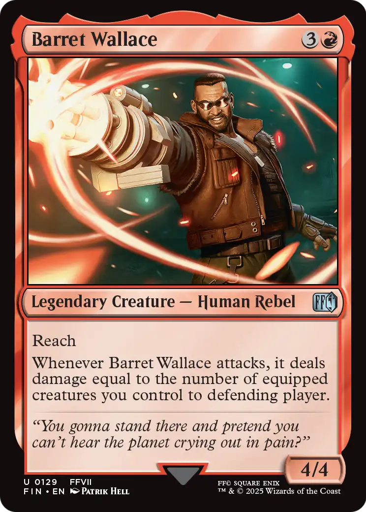 Barret Wallace (FIN-129) [FINAL FANTASY] Foil