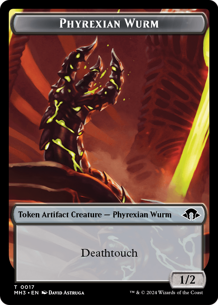 Phyrexian Wurm (TMH3-017) [Modern Horizons 3 Tokens]