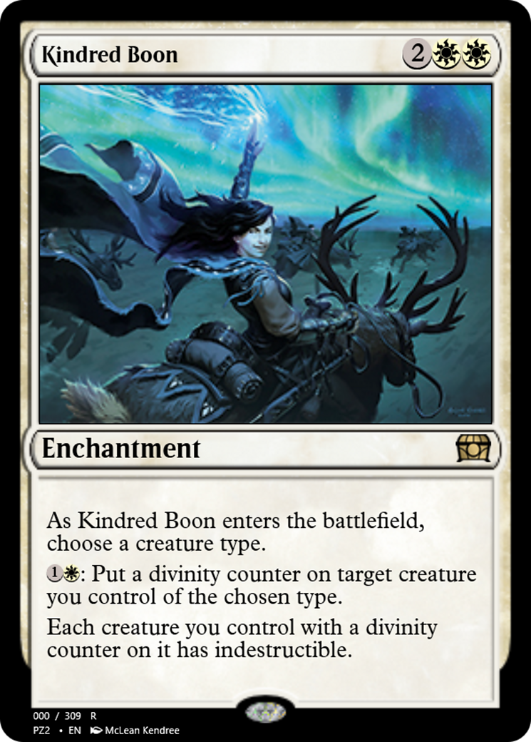 Kindred Boon (PZ2-65717) [Treasure Chest]
