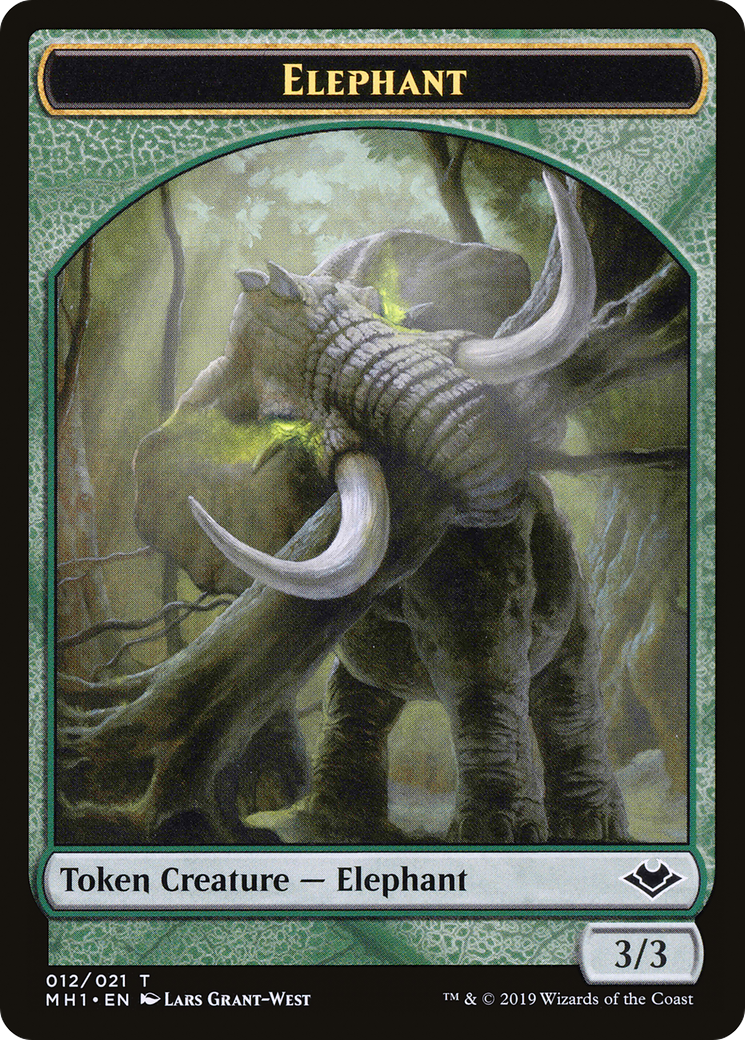 Elephant (TMH1-012) [Modern Horizons Tokens] Foil