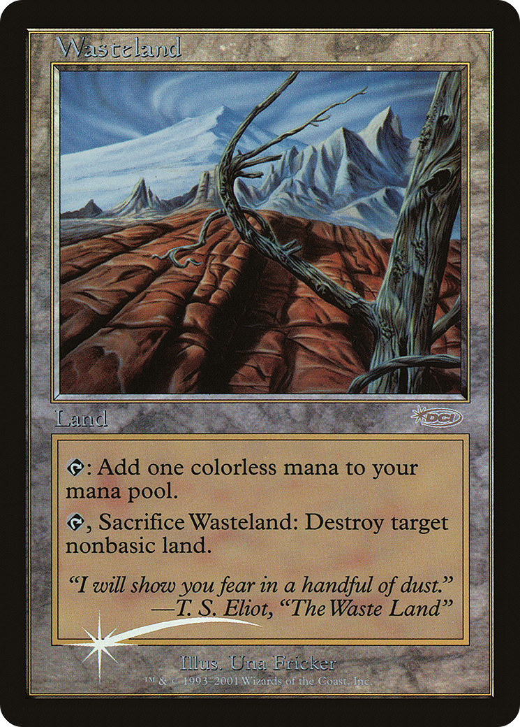 Wasteland [Magic Player Rewards 2001] Foil