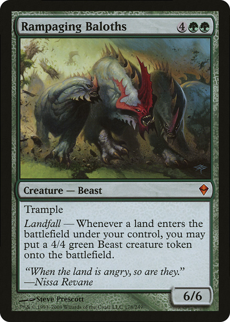 Rampaging Baloths (P09-178) [Magic Player Rewards 2009]