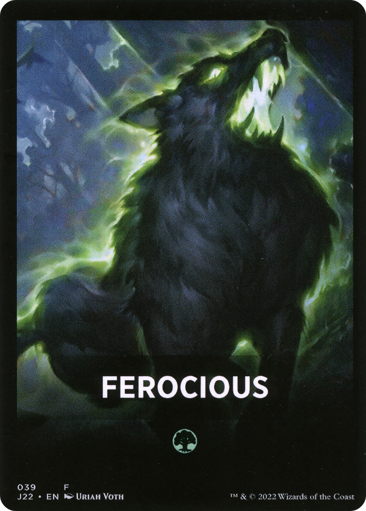 Ferocious (FJ22-039) [Jumpstart 2022 Front Cards]