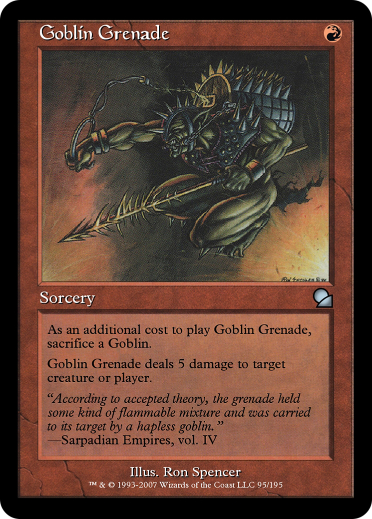 Goblin Grenade (ME1-095) [Masters Edition]