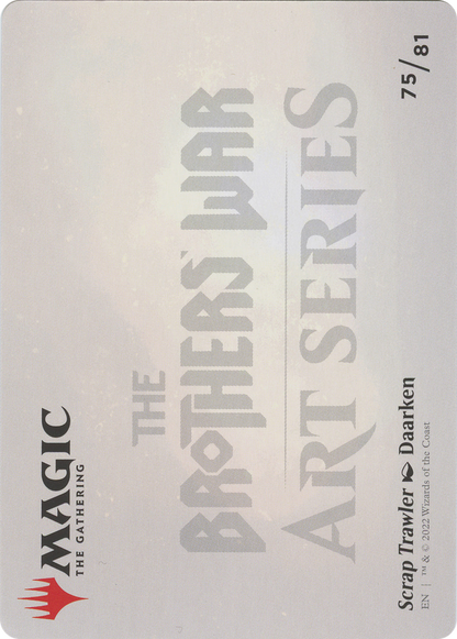 Scrap Trawler // Scrap Trawler (ABRO-075) (Borderless) [The Brothers' War Art Series] Foil