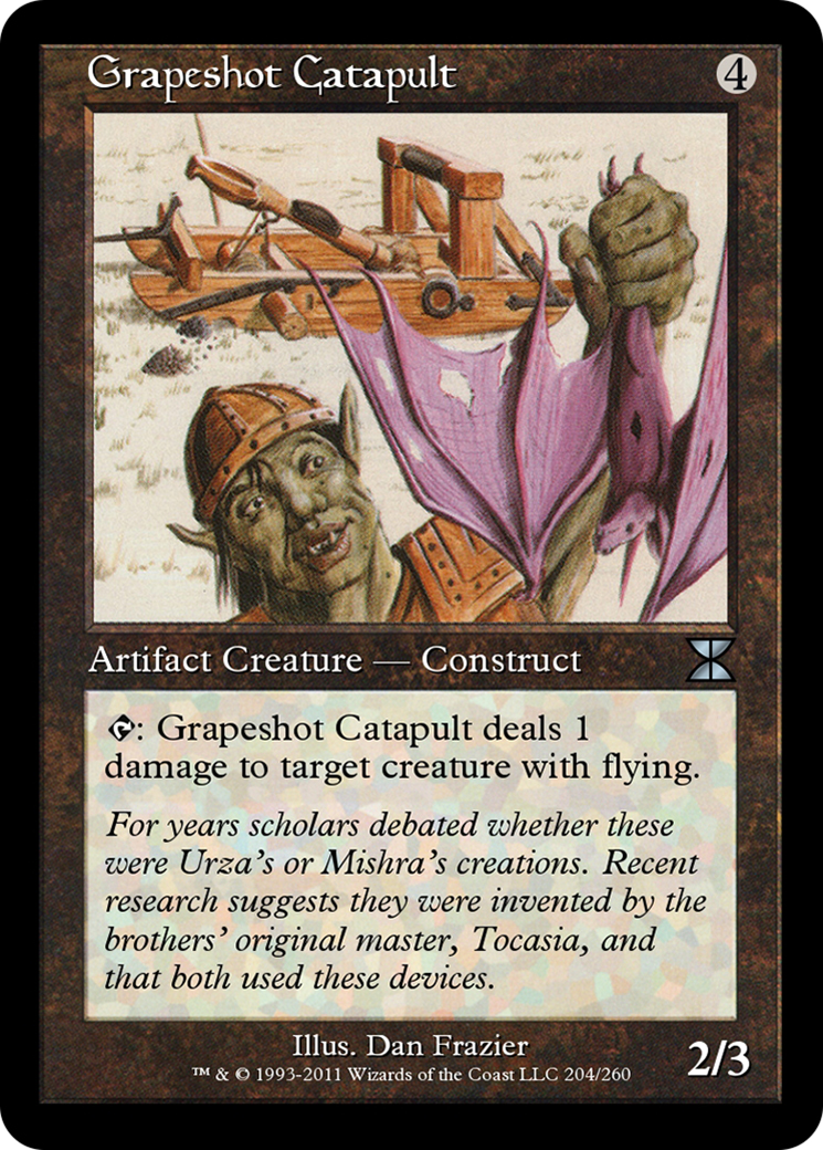Grapeshot Catapult (ME4-204) [Masters Edition IV] Foil