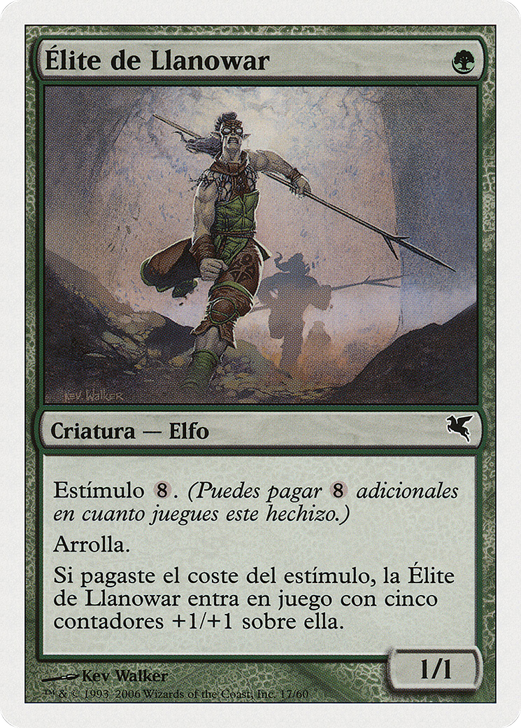 Llanowar Elite (Spanish) - "Élite de Llanowar" (PSAL-B17) [Salvat 2005]