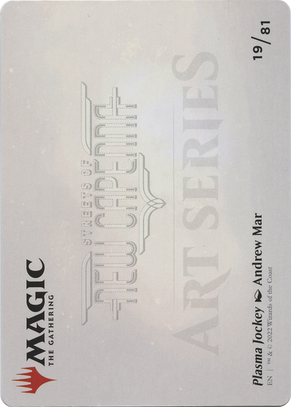 Plasma Jockey // Plasma Jockey (ASNC-019) (Borderless) [New Capenna Art Series] Foil