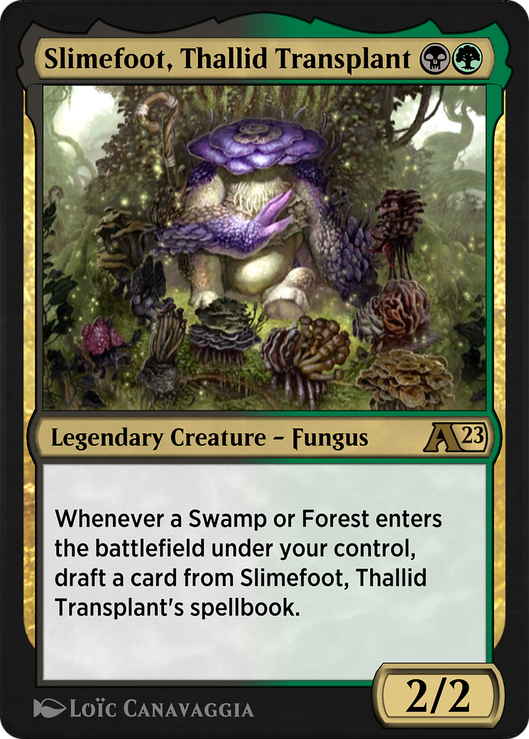 Slimefoot, Thallid Transplant (YDMU-026) [Alchemy: Dominaria]