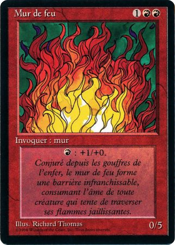 Wall of Fire (FBB-183) [Foreign Black Border]