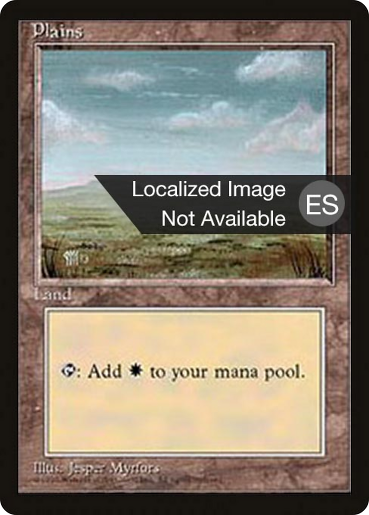 Plains (C) (4BB-186) [Fourth Edition Foreign Black Border]