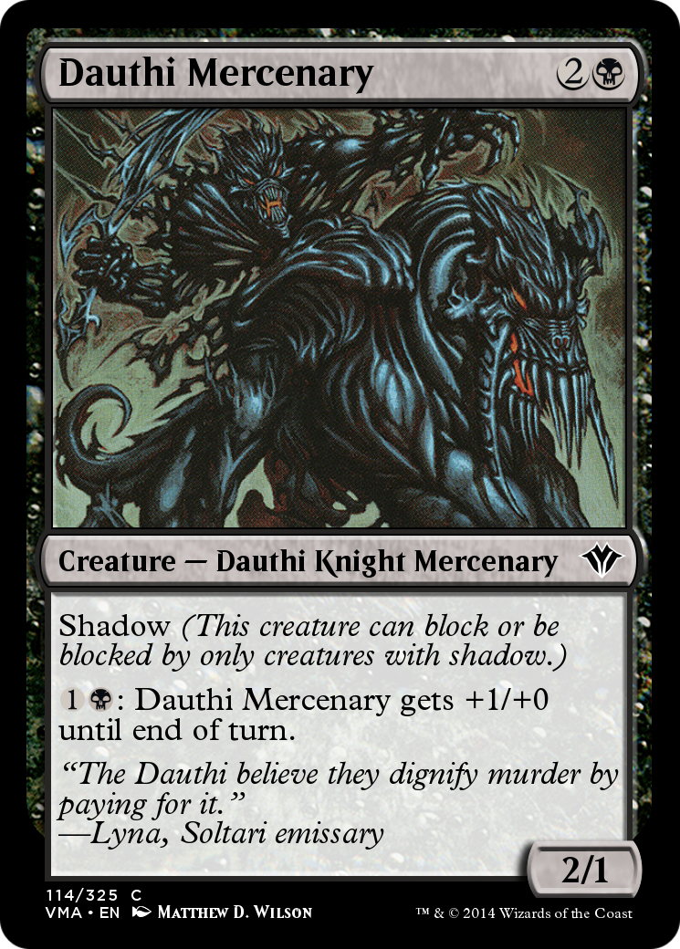 Dauthi Mercenary (VMA-114) [Vintage Masters] Foil