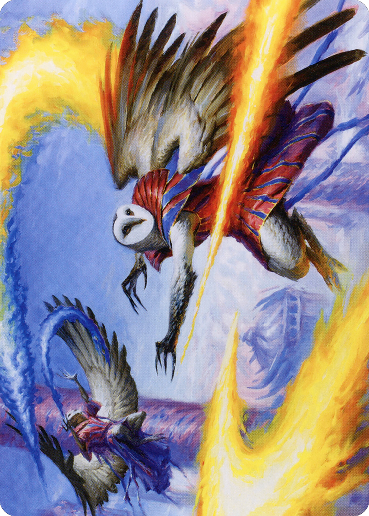 Teach by Example // Teach by Example (ASTX-043) (Borderless) [Strixhaven Art Series] Foil