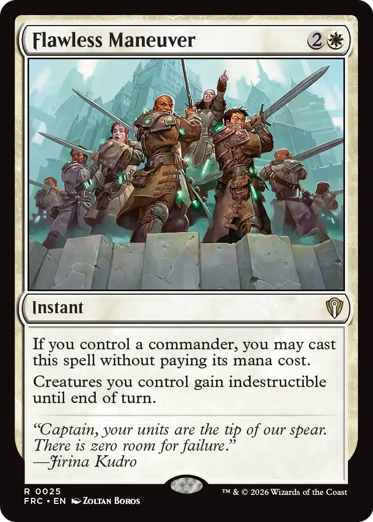 Flawless Maneuver [Reality Fracture Commander]