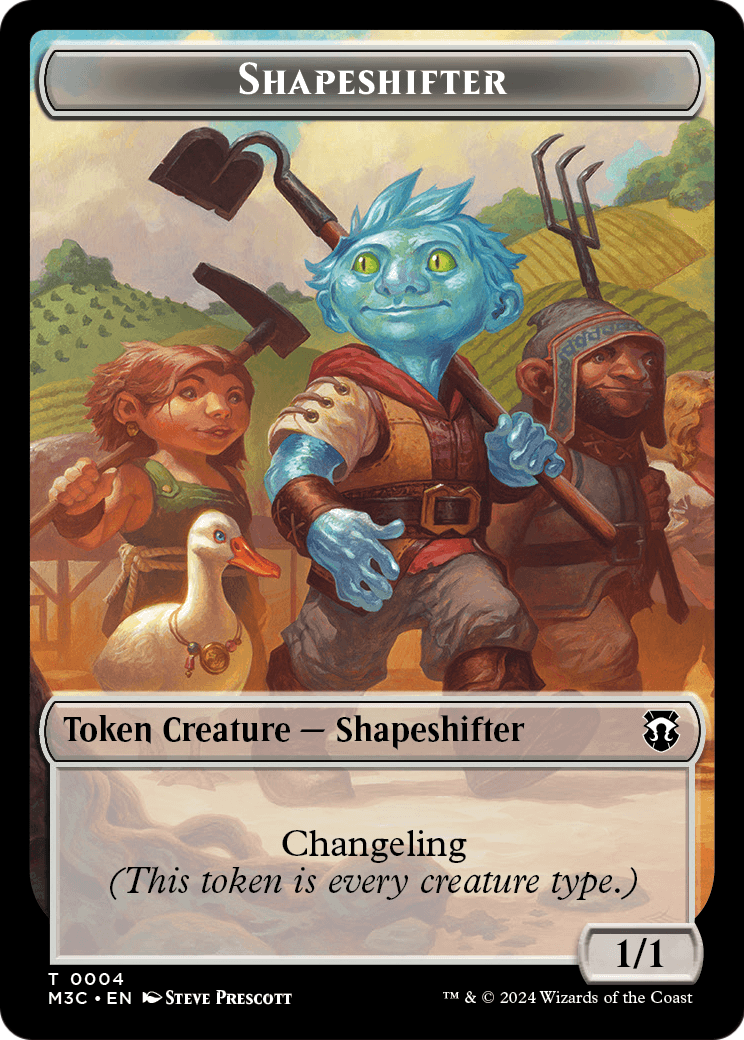 Shapeshifter (TM3C-004) [Modern Horizons 3 Commander Tokens]