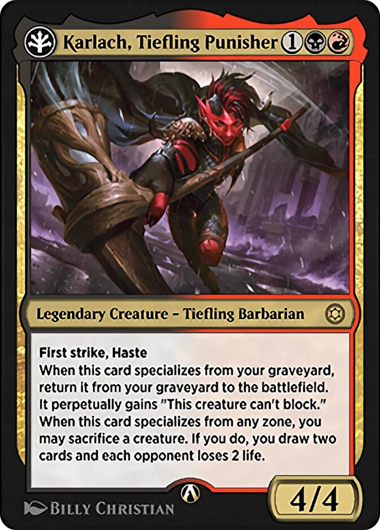 Karlach, Tiefling Punisher (HBG-14B) [Alchemy Horizons: Baldur's Gate]