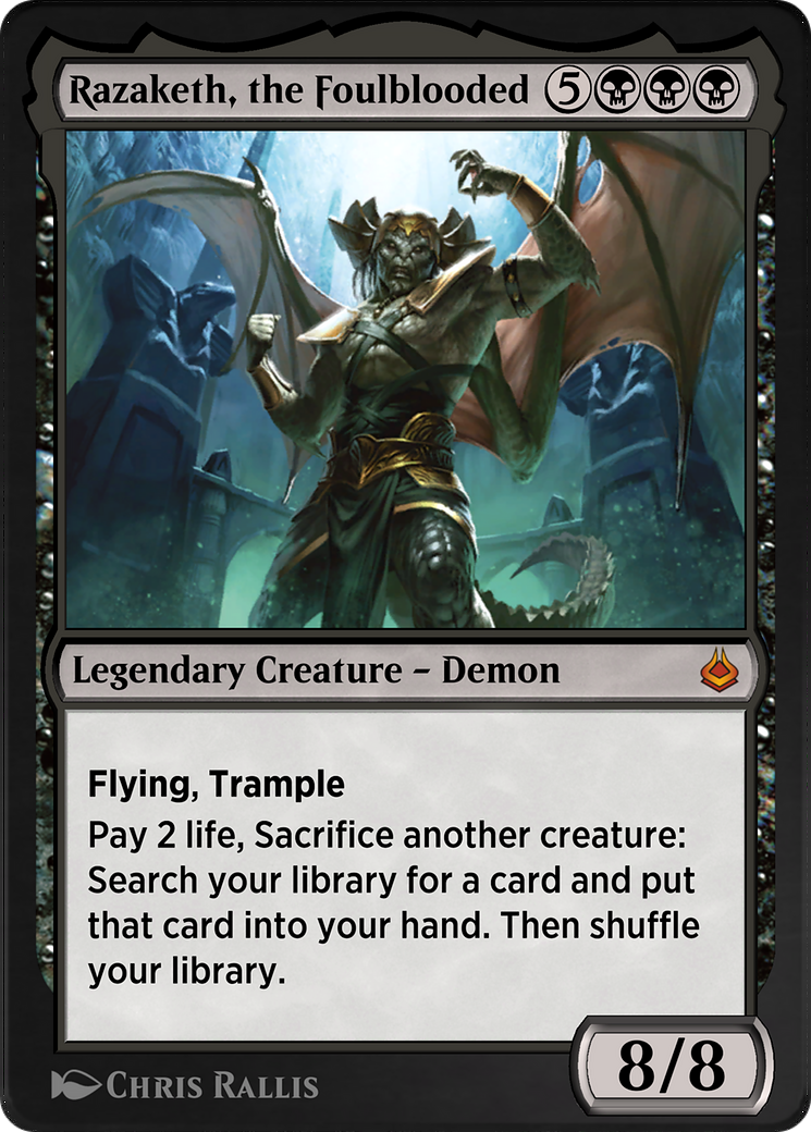 Razaketh, the Foulblooded (AKR-120) [Amonkhet Remastered]
