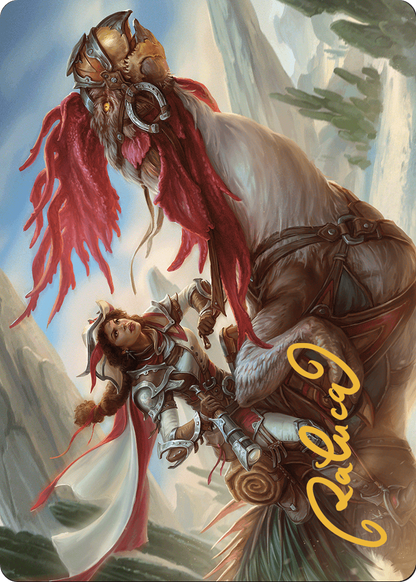 Frontier Seeker // Frontier Seeker (AOTJ-002) (Borderless) [Outlaws of Thunder Junction Art Series]