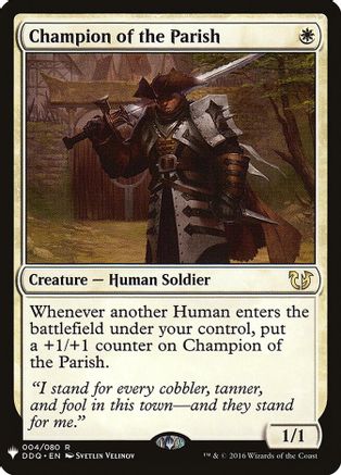 Champion of the Parish (LIST-004) [The List Reprints]