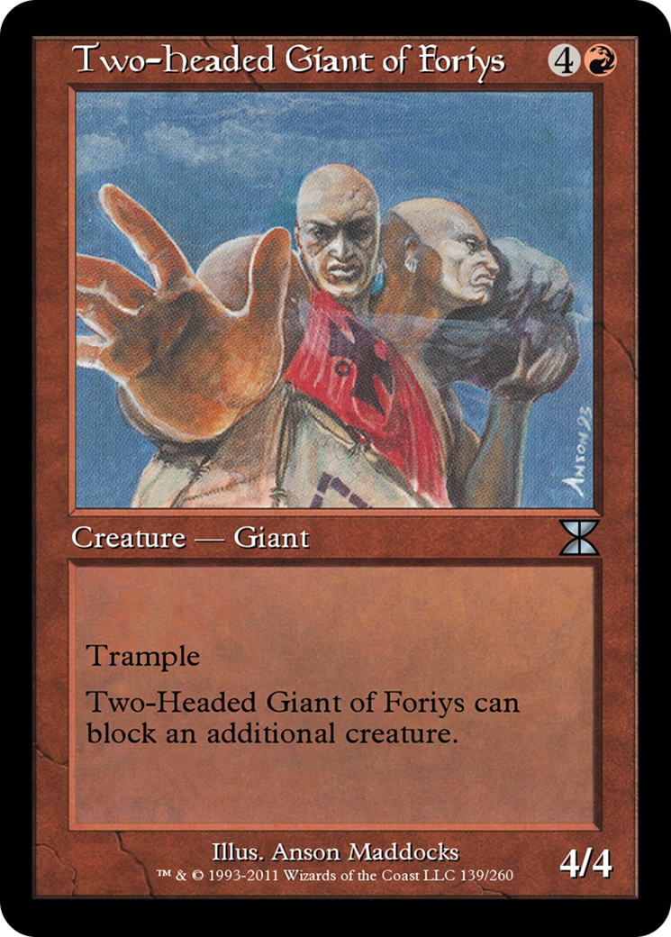 Two-Headed Giant of Foriys (ME4-139) [Masters Edition IV]