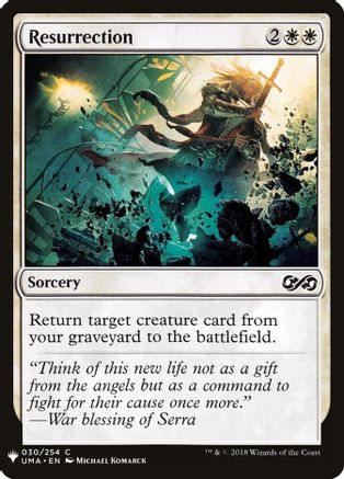 Resurrection (LIST-030) [The List Reprints]
