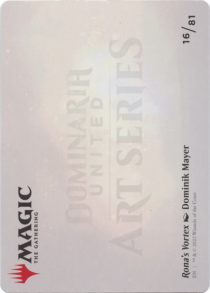 Rona's Vortex // Rona's Vortex (ADMU-016) (Borderless) [Dominaria United Art Series] Foil