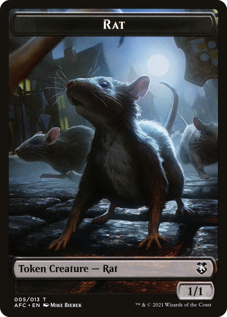 Rat (TAFC-005) [Forgotten Realms Commander Tokens]
