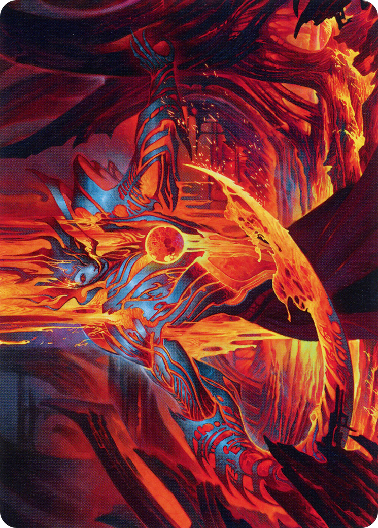 Free from Flesh // Free from Flesh (AONE-027) (Borderless) [Phyrexia: All Will Be One Art Series] Foil