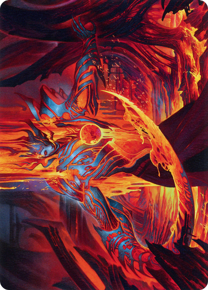 Free from Flesh // Free from Flesh (AONE-027) (Borderless) [Phyrexia: All Will Be One Art Series]