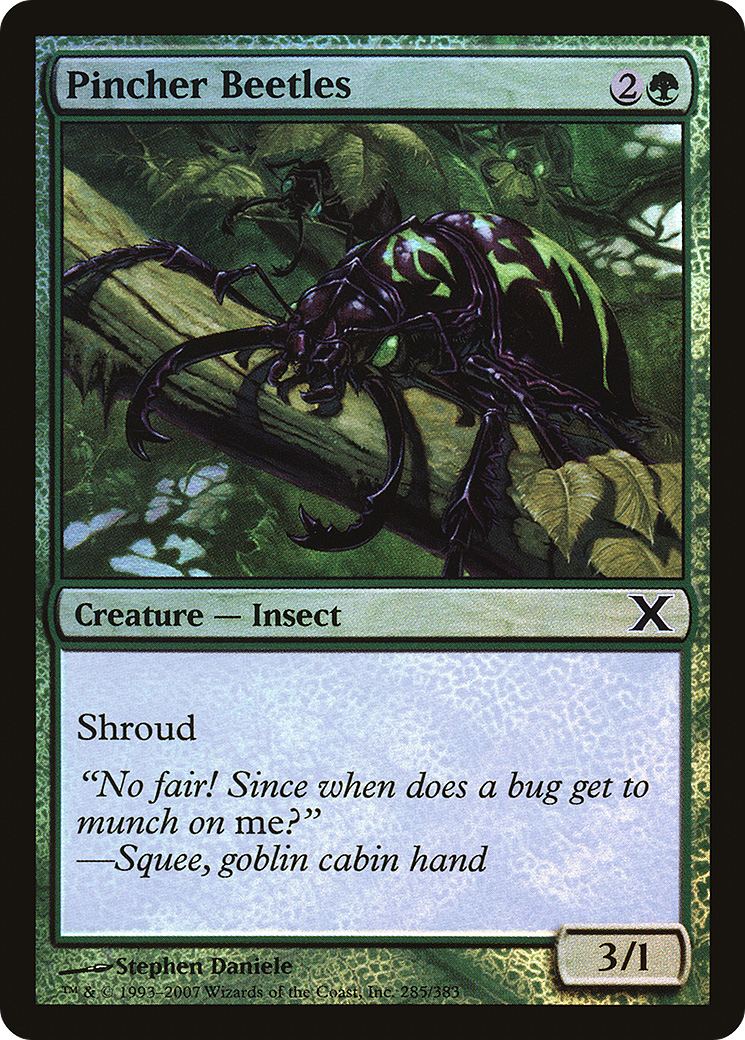 Pincher Beetles (10E-285★) [Tenth Edition] Foil