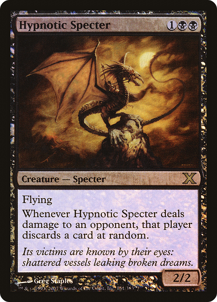 Hypnotic Specter (10E-151★) [Tenth Edition] Foil