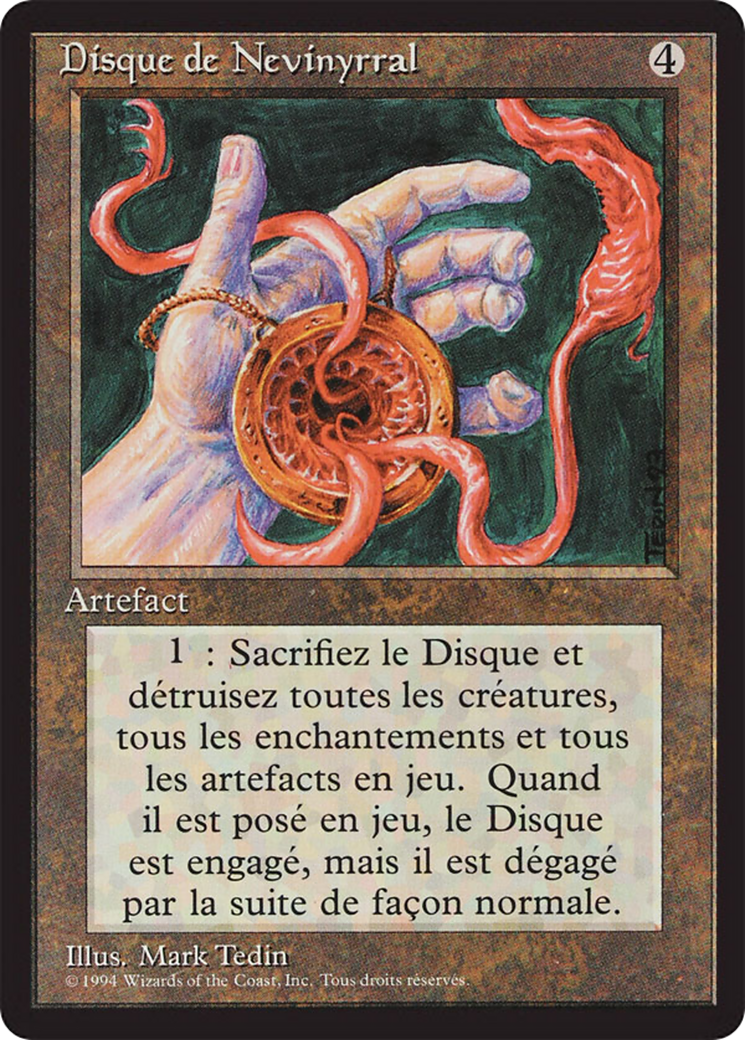 Nevinyrral's Disk (FBB-267) [Foreign Black Border]