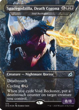 Spacegodzilla, Death Corona - Void Beckoner (IKO-373) [Ikoria: Lair of Behemoths]