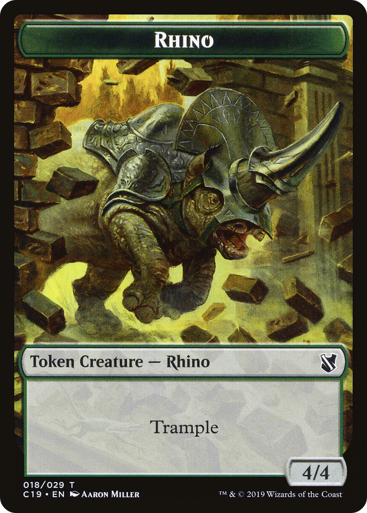 Rhino (TC19-018) [Commander 2019 Tokens]