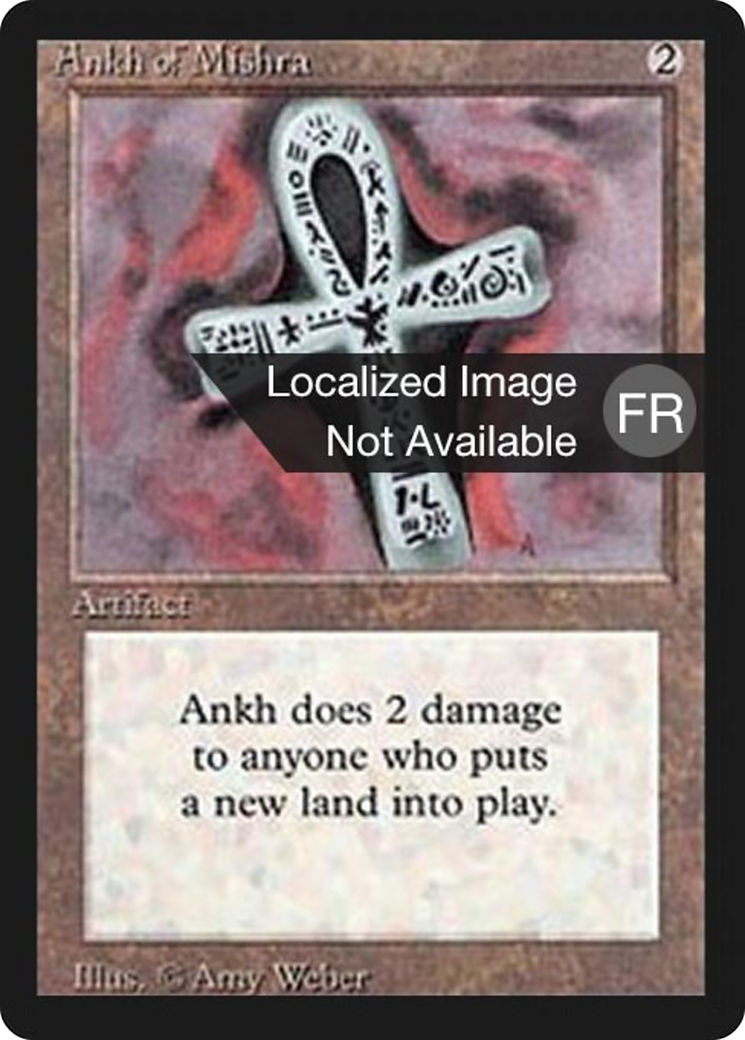 Ankh of Mishra (FBB-233) [Foreign Black Border]