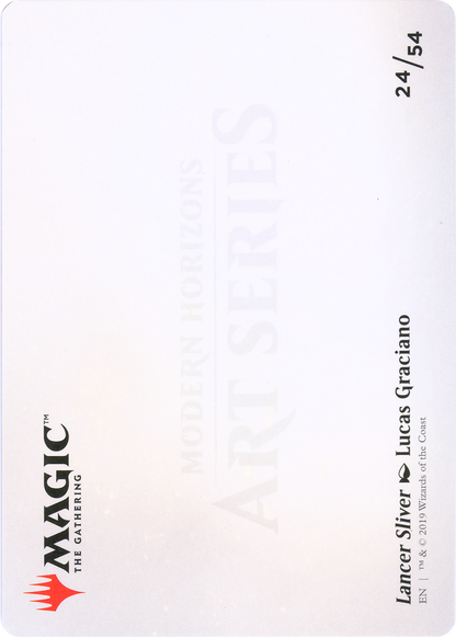 Lancer Sliver // Lancer Sliver (AMH1-024) (Borderless) [Modern Horizons Art Series]