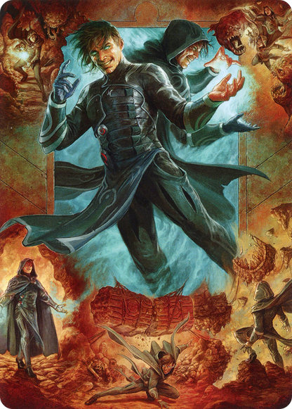 Jace, Mirror Mage // Jace, Mirror Mage (AZNR-002) (Borderless) [Zendikar Rising Art Series]